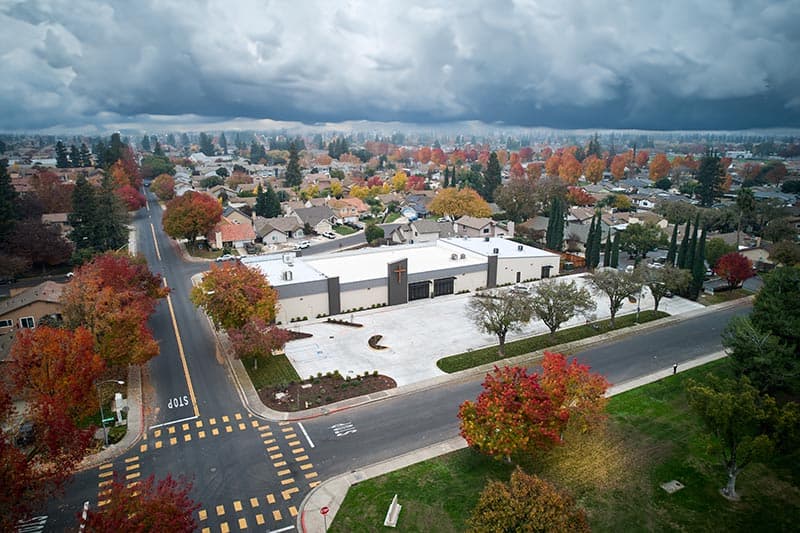 Aerial drone videography - Central Valley