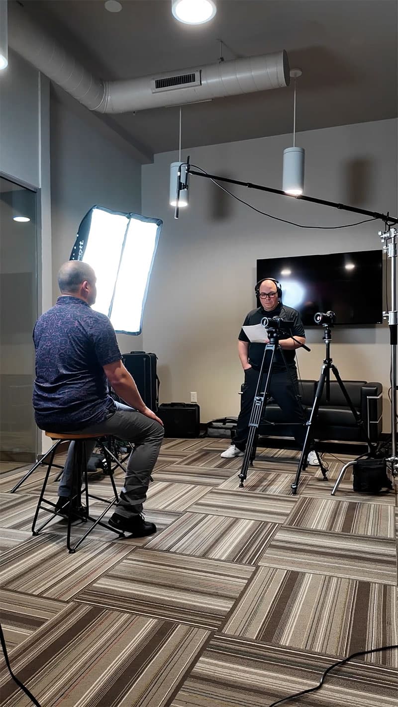 Professional client testimonial videos