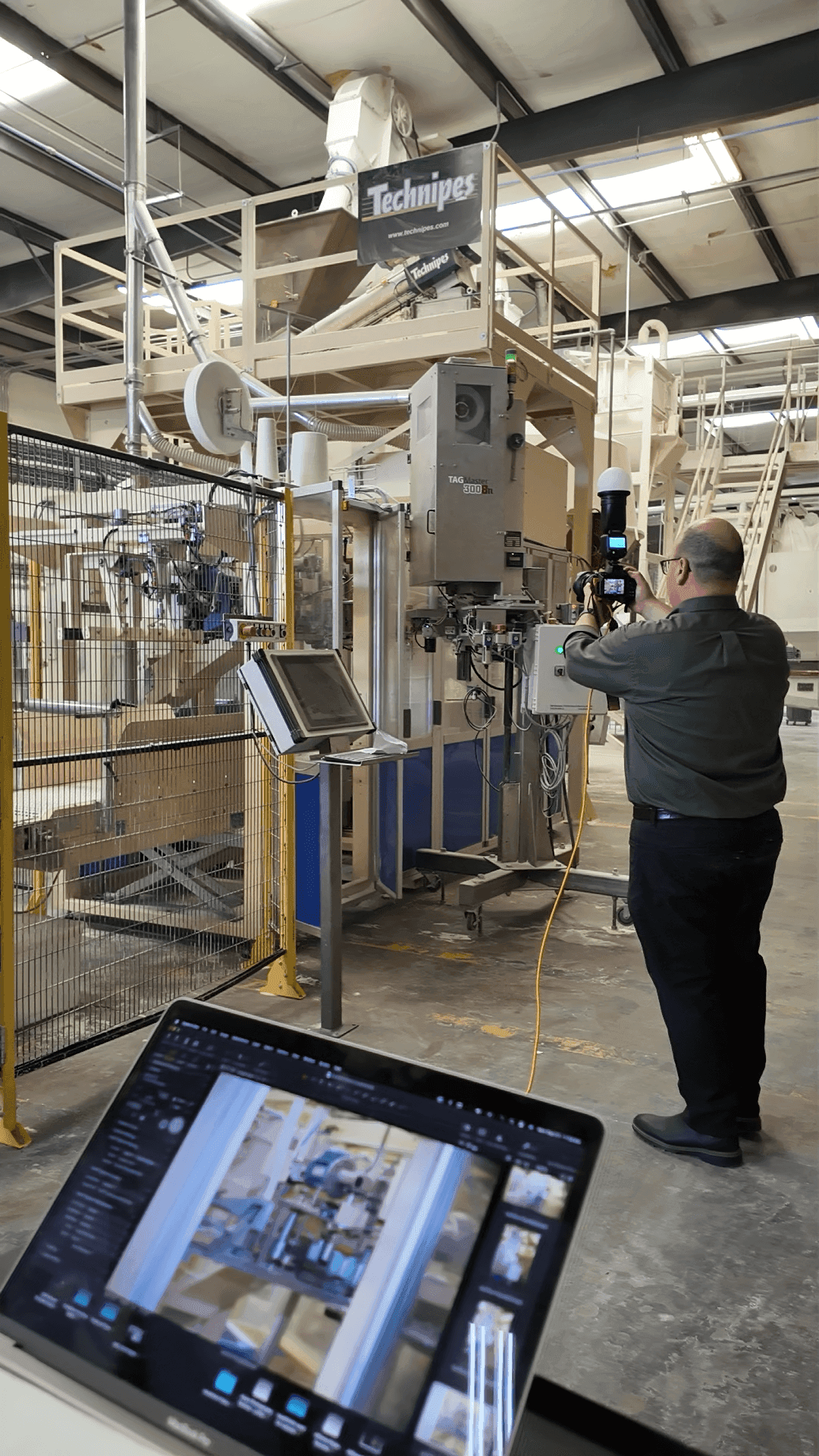 Behind the scenes at on-site session